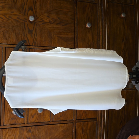 Van Heusen white lace sleeveless blouse. Women's L - Picture 6 of 9